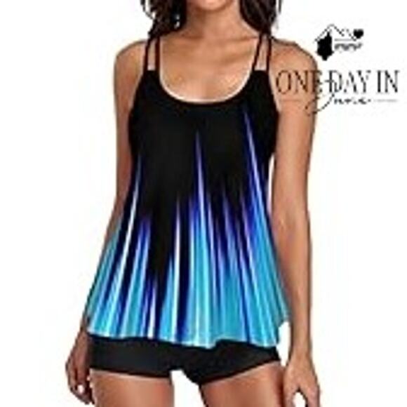 Zando Boyshort Tankini Swimsuit Size 2XL - Picture 1 of 4